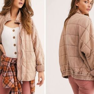 Free People Dolman Quilted Jacket